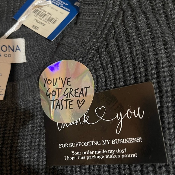 XXL Dark GREEN Sweater Cozy Knit NWT - Picture 5 of 11